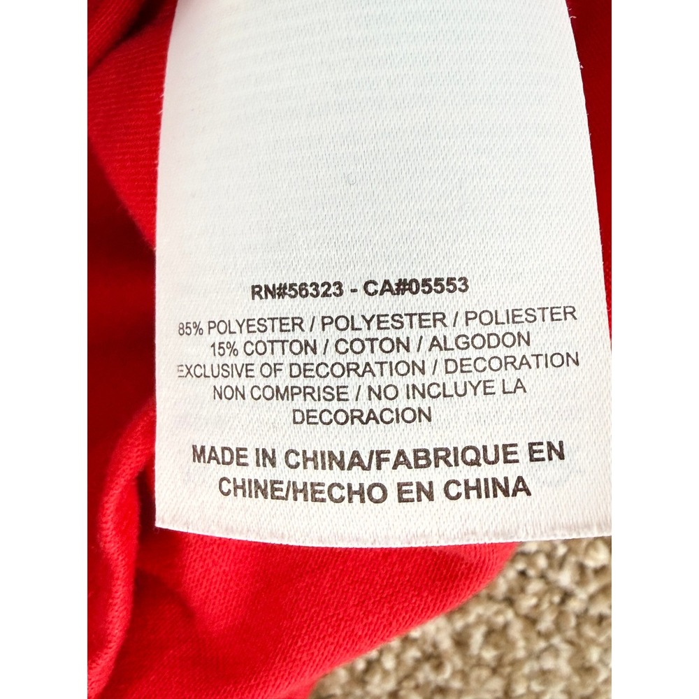 Nike Running Dri-FIT Hoodie Womens XS Red Long Sleeve Thumbhole Top Gym Train - Picture 7 of 13